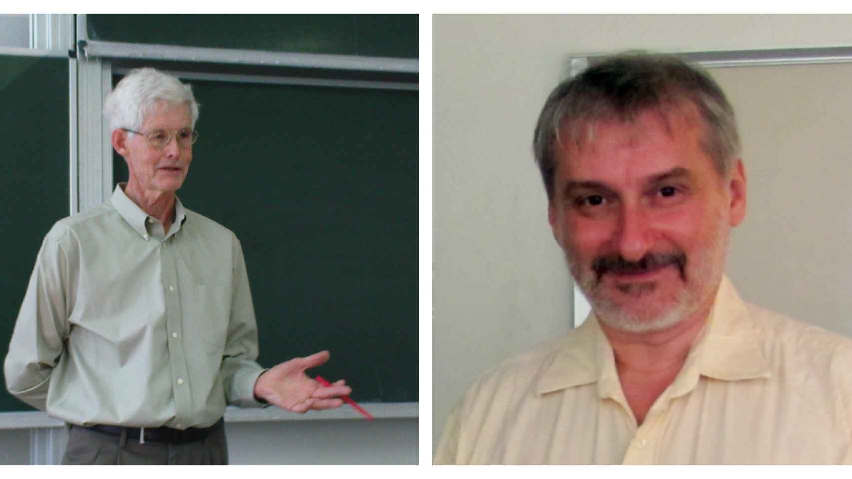 Joseph Cook y Leonid Levin, que demostraron el Teorema de Cook-Levin.
