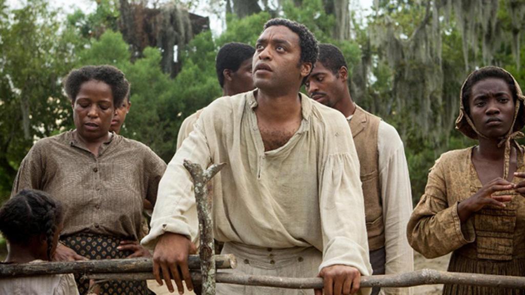 Chiwetel Ejiofor en un ftograma de '12 años de esclavitud'
