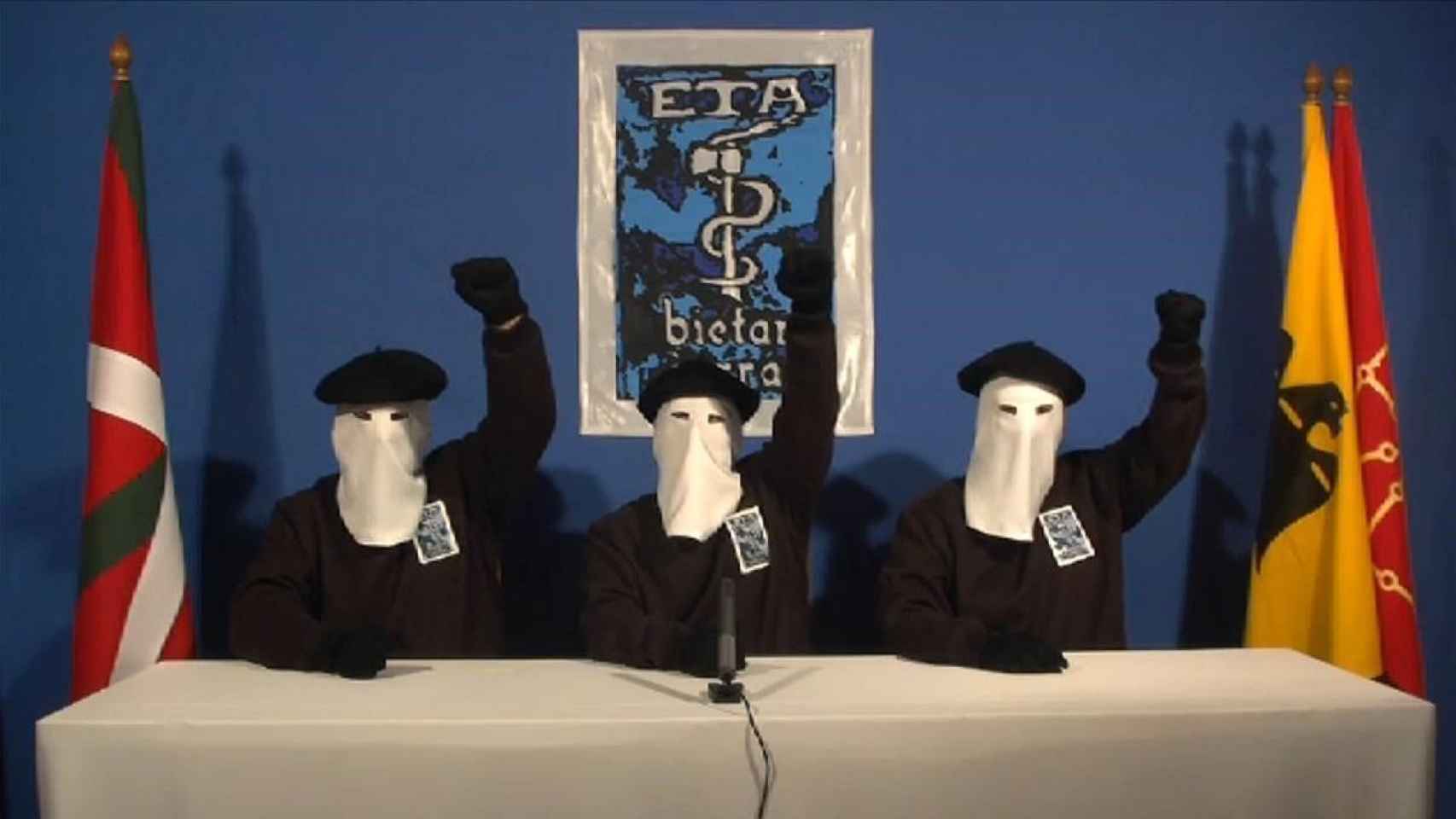 Captura de pantalla de un vídeo difundido por ETA en 2011.