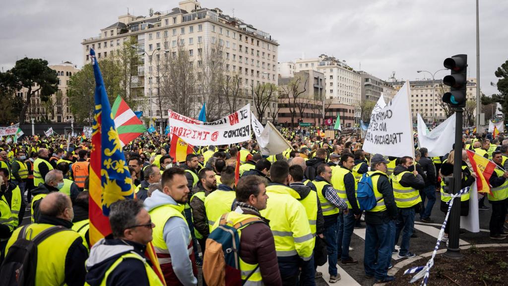 La organización calculó que había alrededor de 9.000 personas.