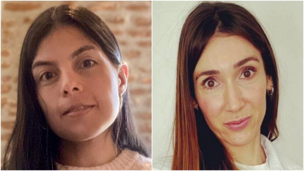 Laura Aguirre y Sheila Justo, MIR y médico, respectivamente.