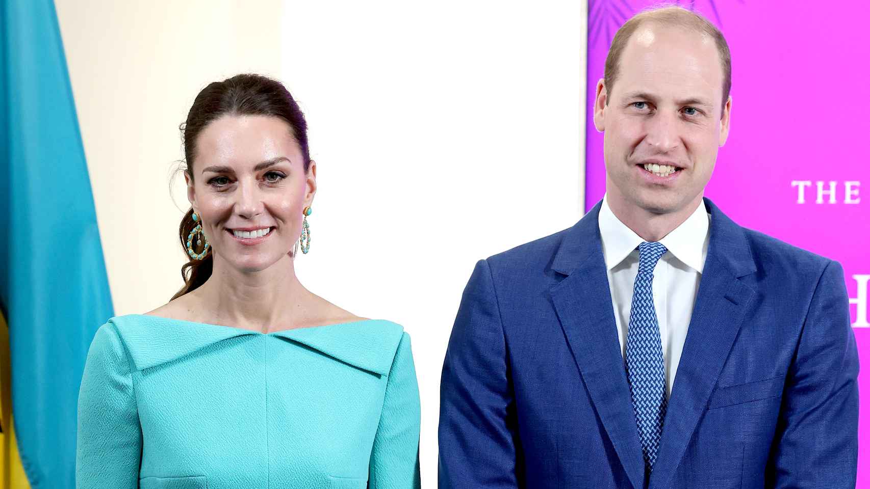 Kate Middleton y el príncipe Guillermo en Bahamas.