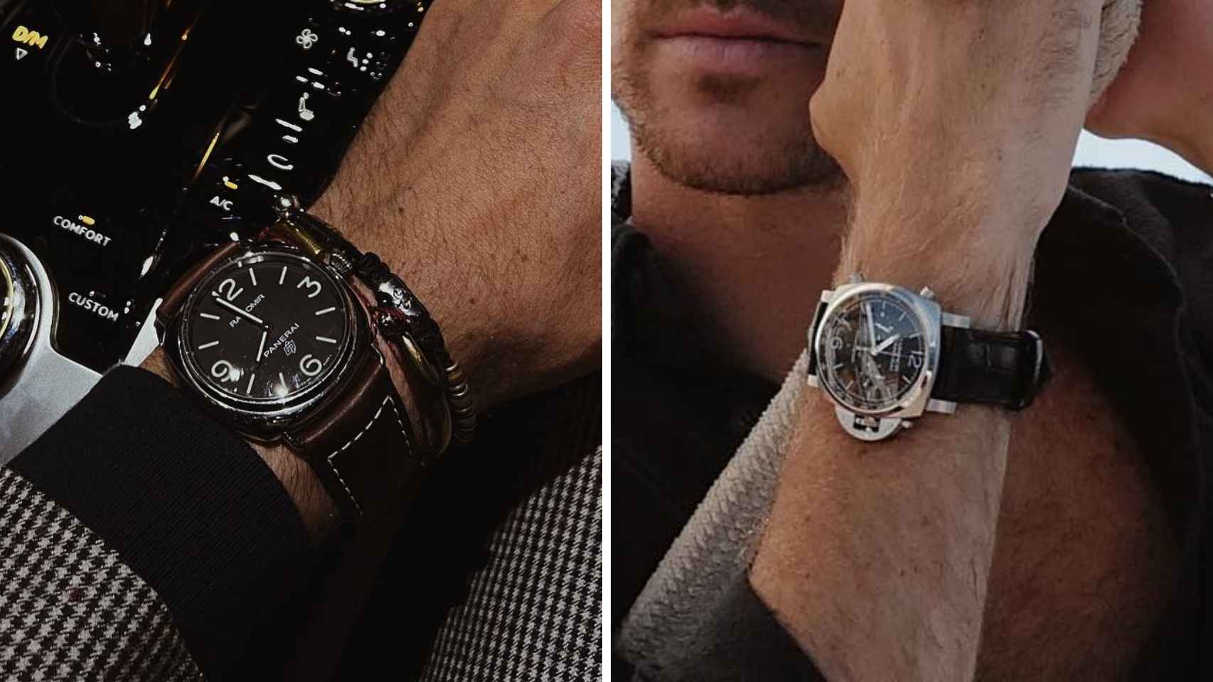 Estos son los dos nuevos relojes que Beltrán Lozano ha incorporado a su colección.