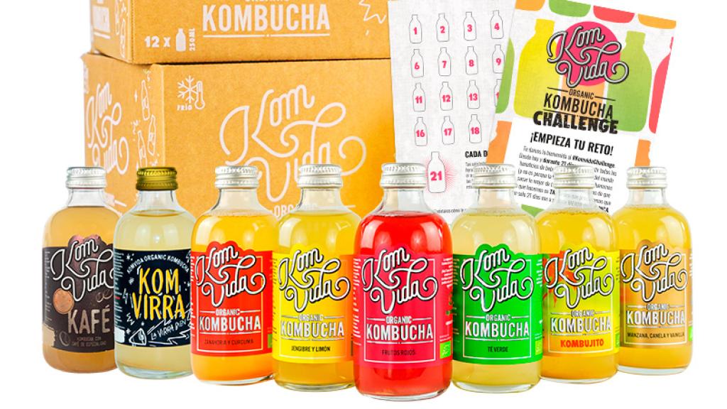 Komvida, la kombucha extremeña que arrasa en el mercado.