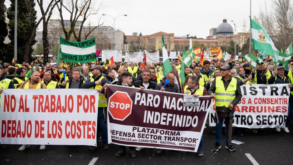 Manifestación transportistas