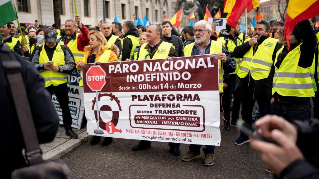 Manifestación transportistas