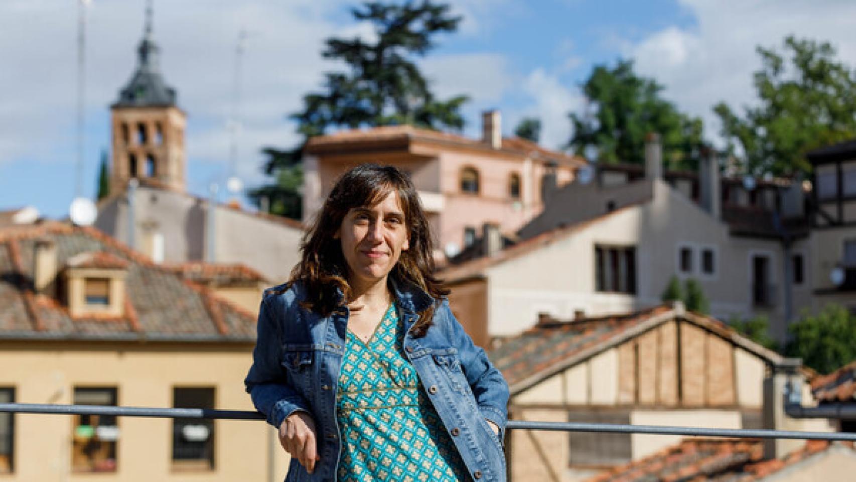 La directora teatral, Ana Zamora, en la sede de la compañía, Nao de Amores, en Segovia