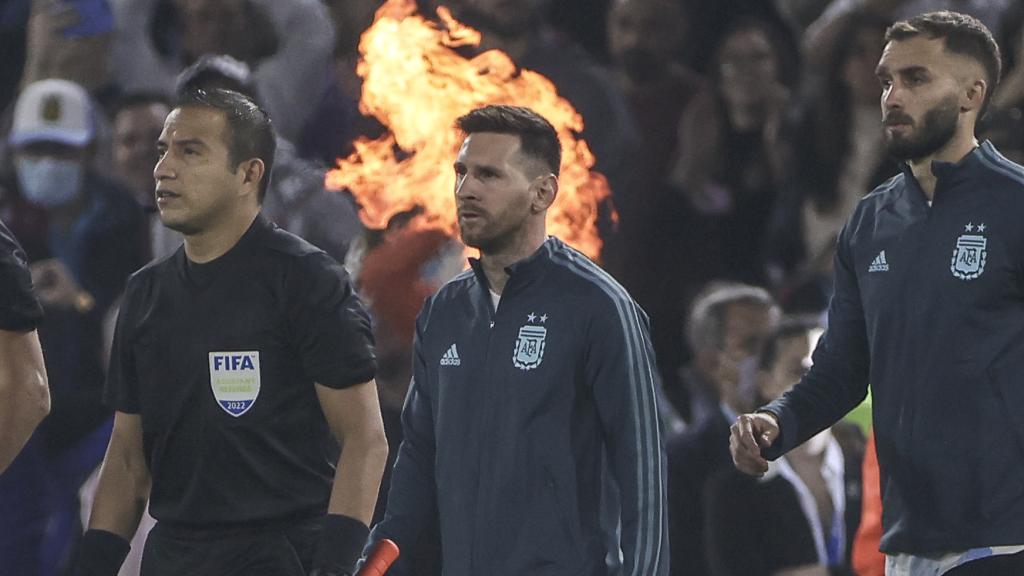 Leo Messi, con la selección de Argentina