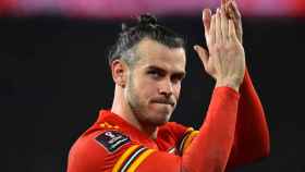 Gareth Bale, con la selección de Gales