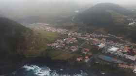Vista aérea de la ciudad de Vela, en la isla de Sao Jorge.