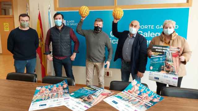 Presentación de los Campionatos Galegos Mixtos de Inverno en Potevedra.