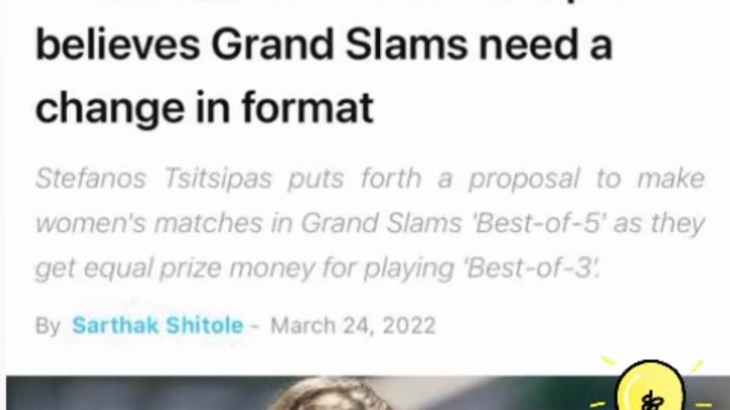 Mensaje de Pliskova a Tsitsipas