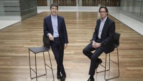Los presidentes de Accenture y Alfa Consulting, Domingo Mirón y Joaquín Escoda.