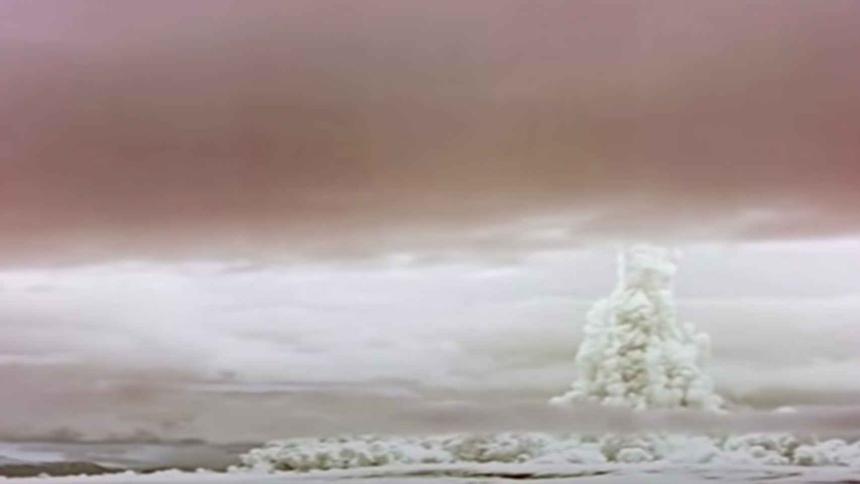 Explosión nuclear de la Bomba del Zar.