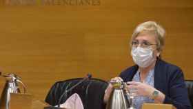 Ana Barceló, ayer en la Comisión de Sanidad de las Cortes Valencianas.