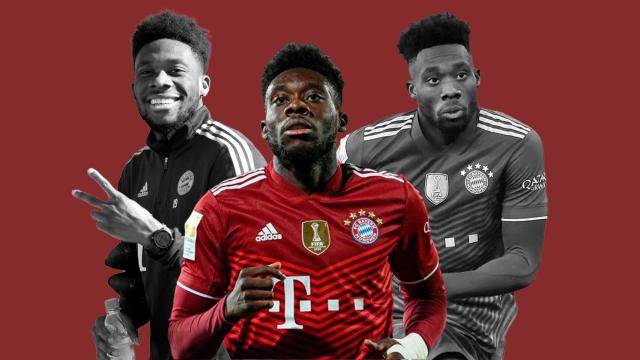 Fotomontaje de Alphonso Davies