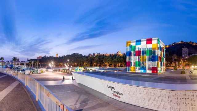 El Centre Pompidou de Málaga, uno de los espacios más reconocibles de la capital.