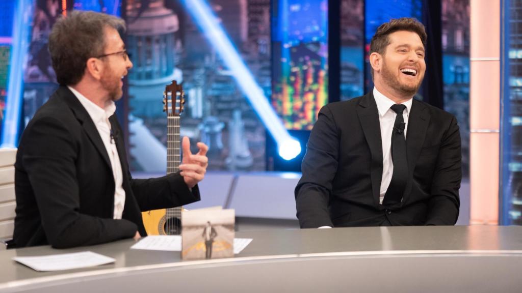 Michael Bublé acudía al plató de 'El Hormiguero'.