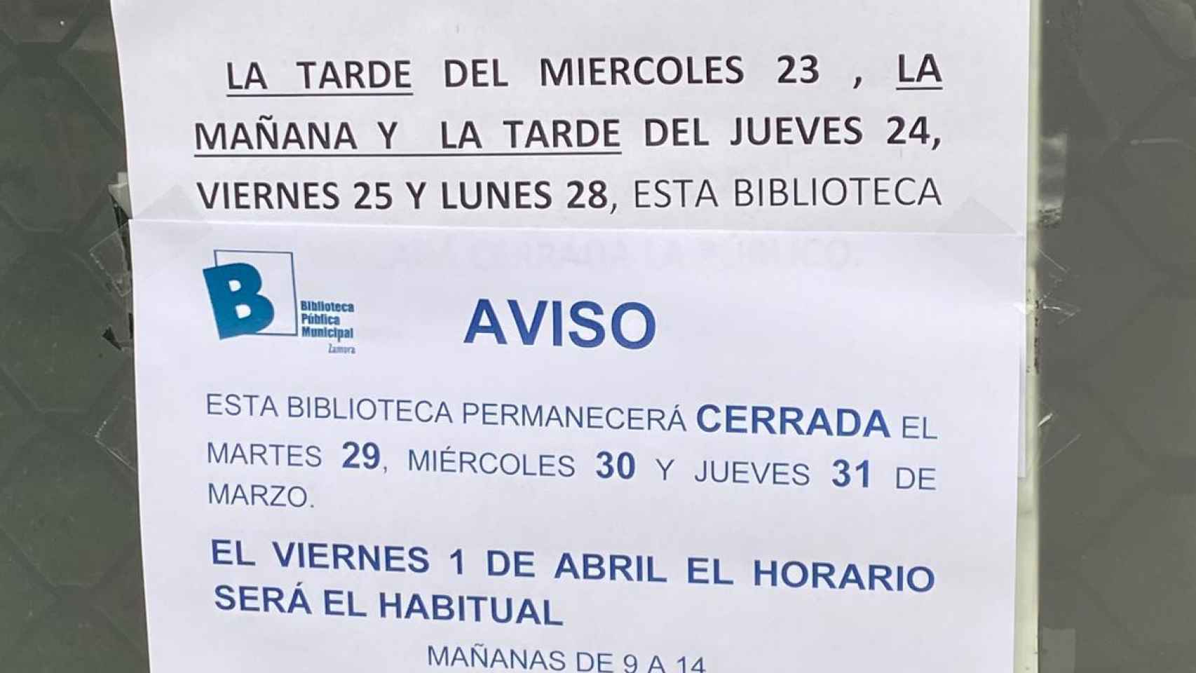 La Biblioteca Municipal de La Candelaria cerrada por falta de personal