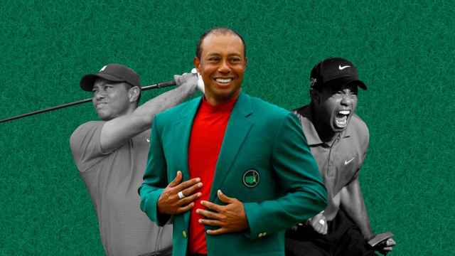 Fotomontaje de Tiger Woods