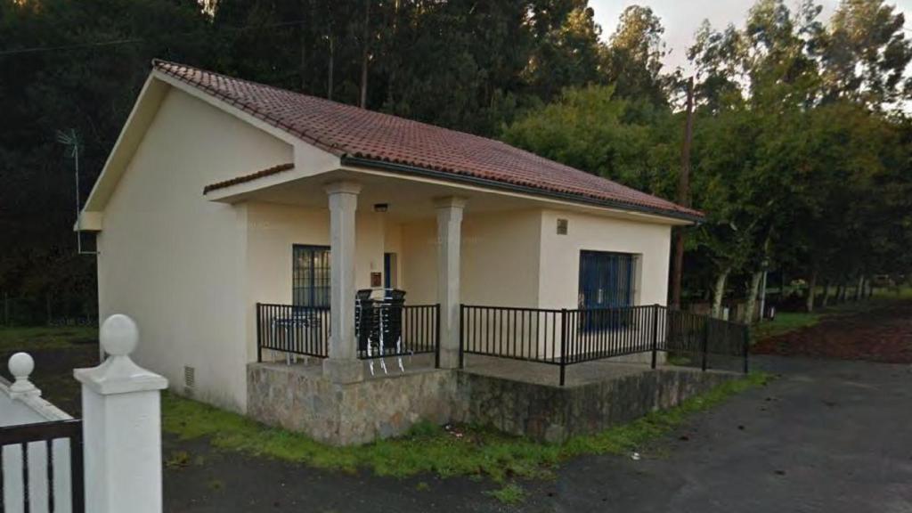 El local social de Lubre, en Bergondo (A Coruña).