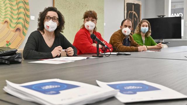 Presentación del informe ‘A Liña do Galego’.