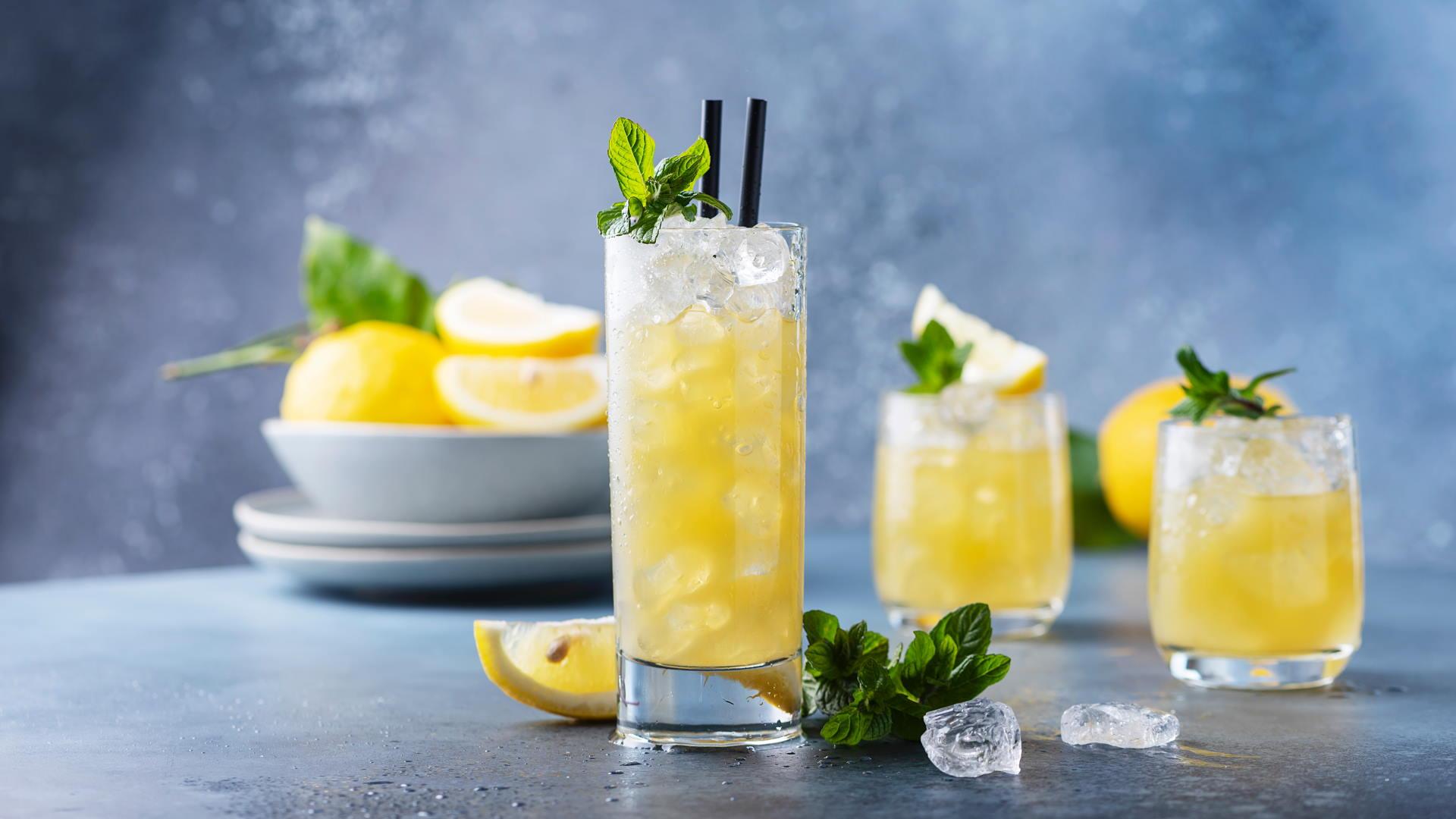 Bebidas refrescantes a base de limón