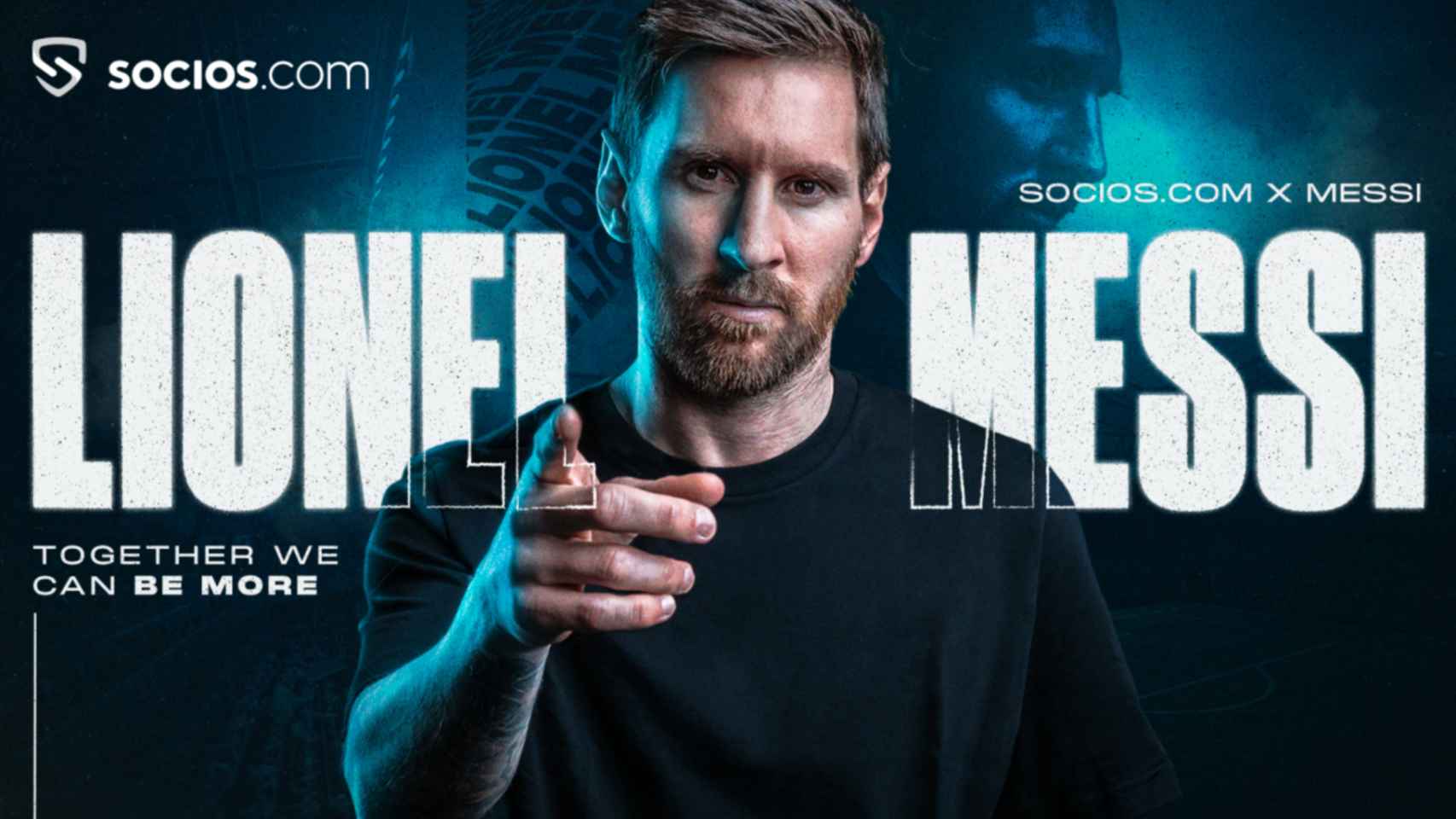 El anuncio de Leo Messi con Socios.com