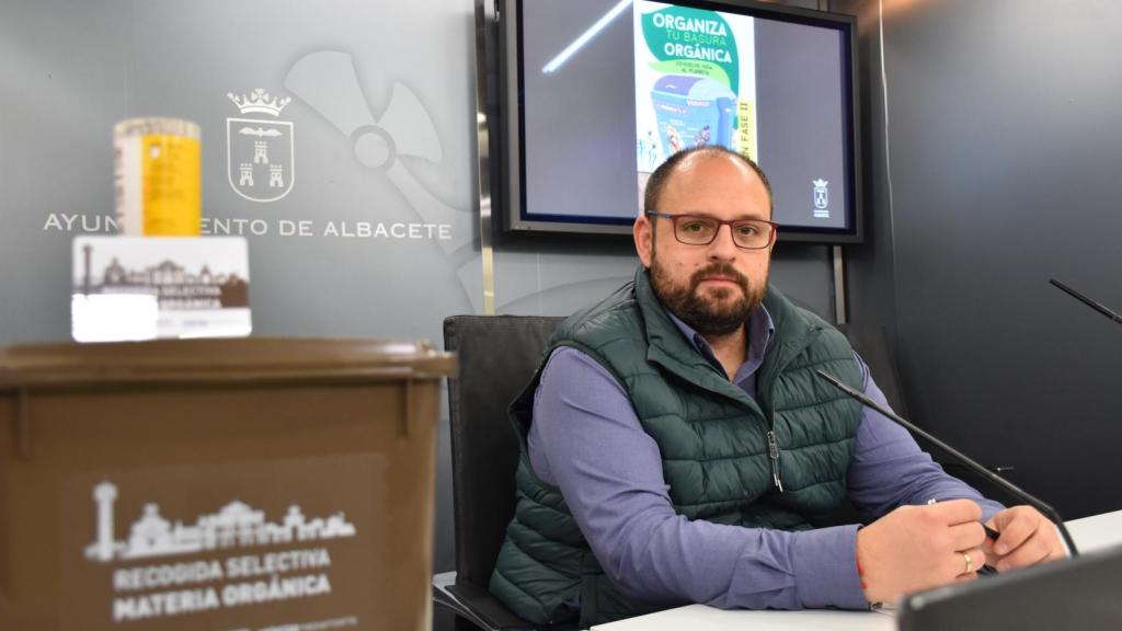 Julián Ramón, concejal de Sostenibilidad y Cambio Climático de Albacete. Foto: Ayuntamiento de Albacete.