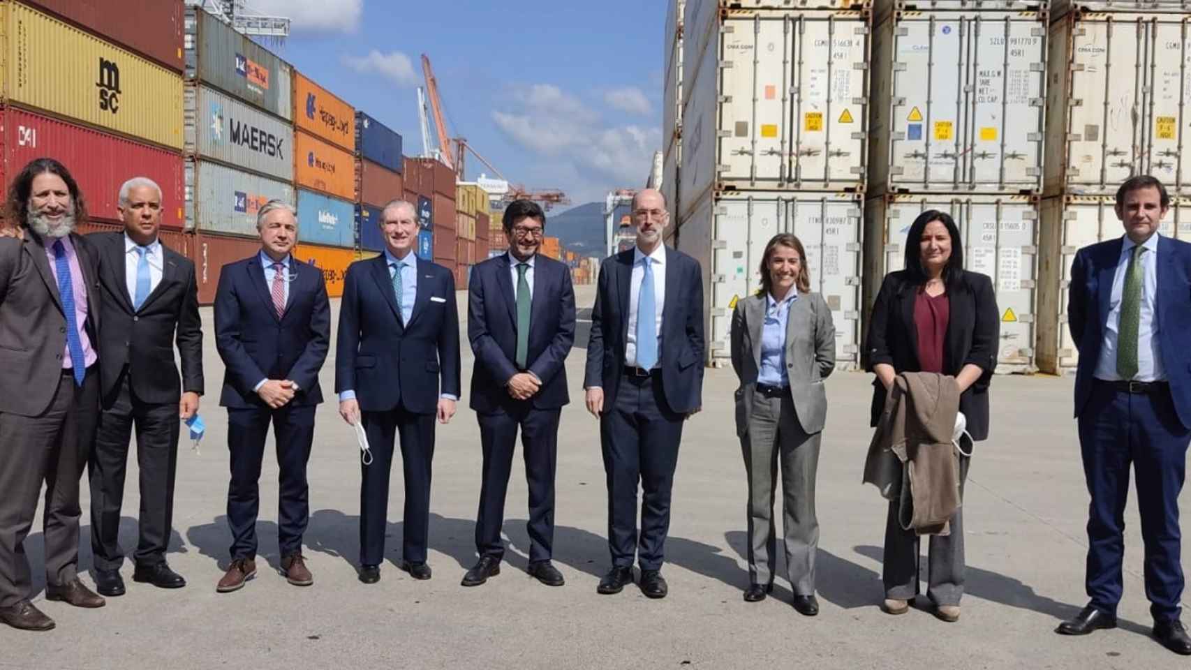 El presidente de Puertos del Estado visita Vigo.