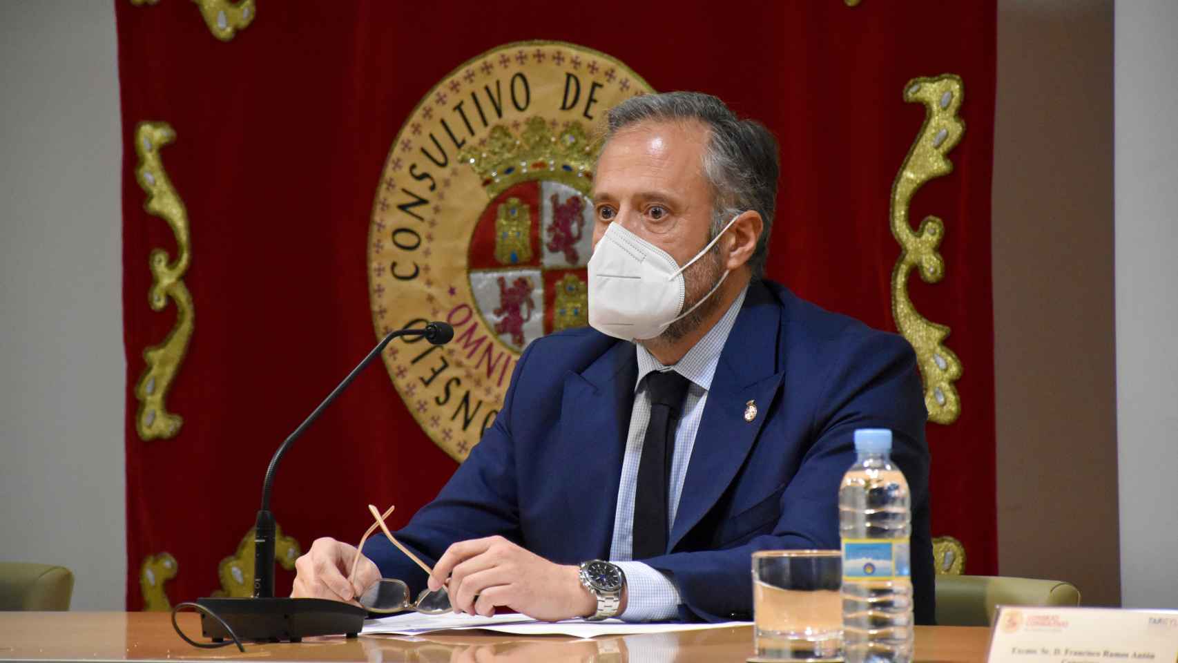 Visita de Carlos Pollán al Consejo Consultivo de Castilla y León