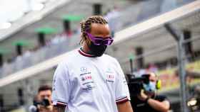 Lewis Hamilton durante el Gran Premio de Arabia Saudí