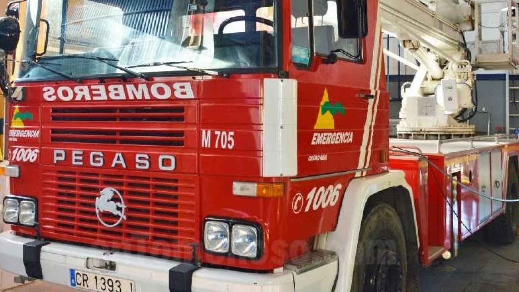 Camión de bomberos de Tomelloso.
