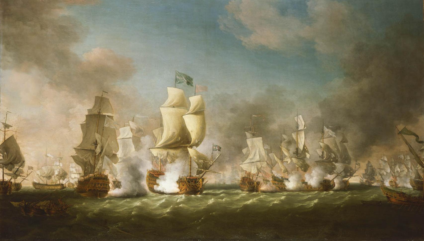 La batalla del cabo Passaro (1718) fue uno de lo pocos grandes combates navales del periodo filipino. La flota británica capturó once y destruyó tres de los 21 buques españoles presentes.