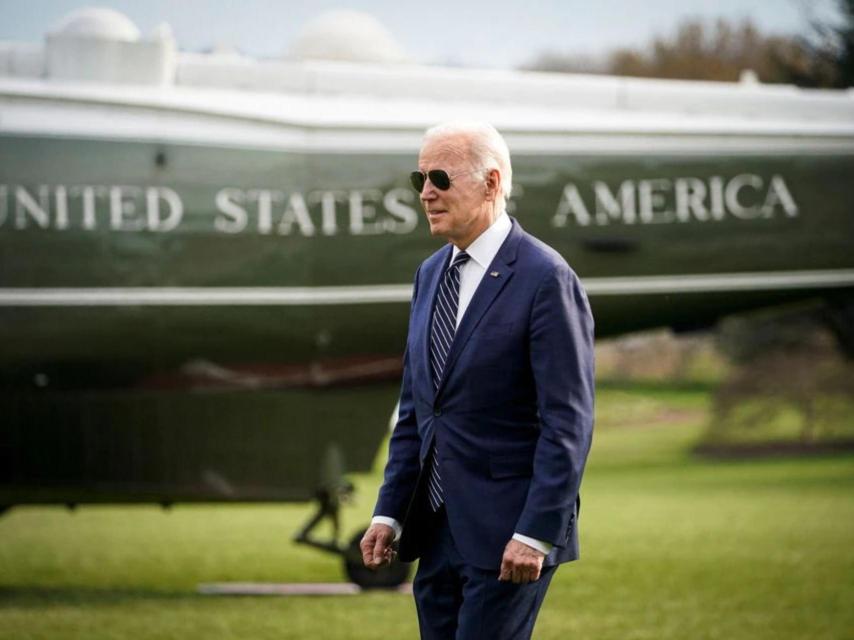 El presidente de los Estados Unidos, Joe Biden, en su visita a Polonia.