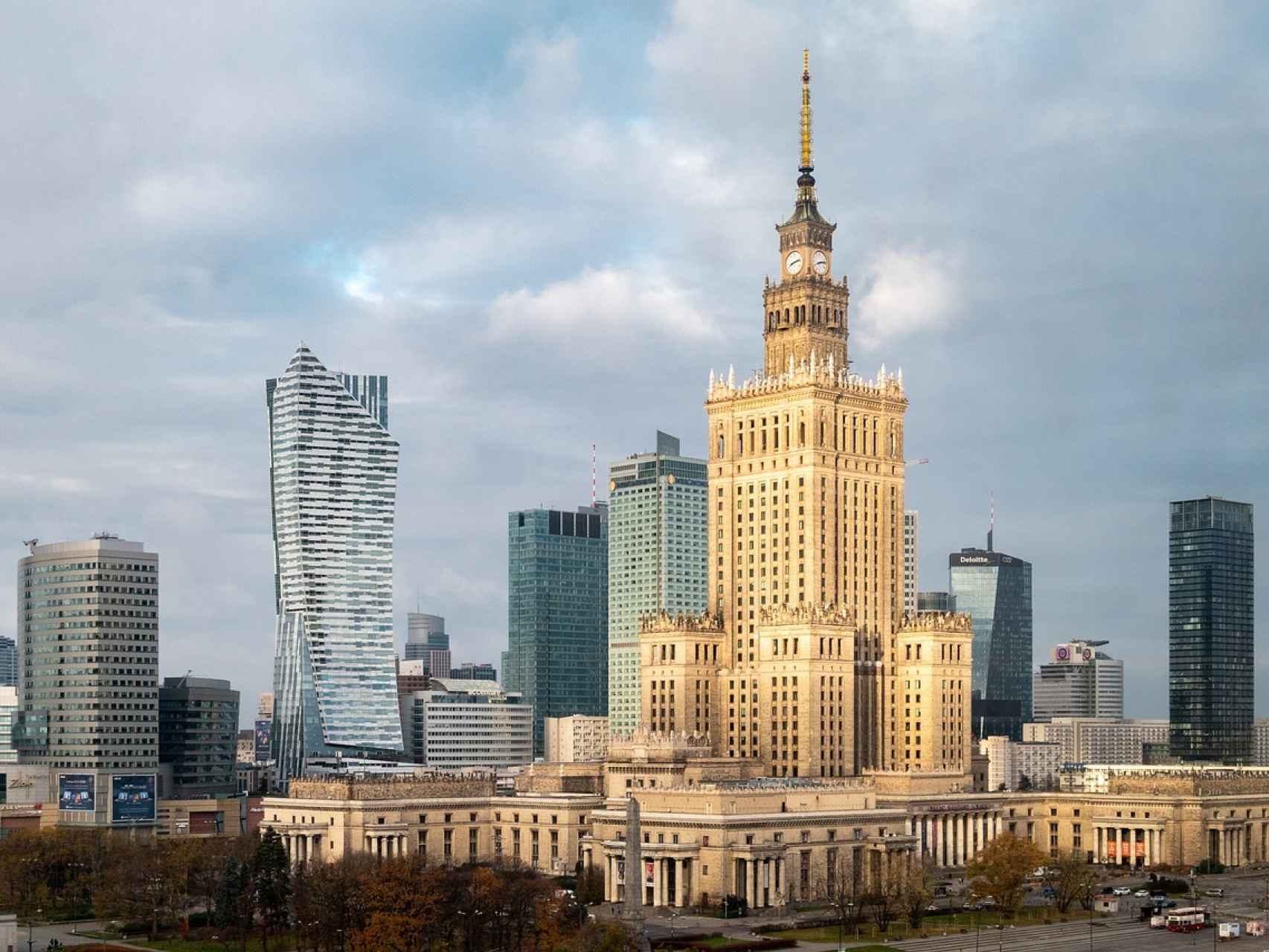 Palacio de la Cultura y la Ciencia de Varsovia.