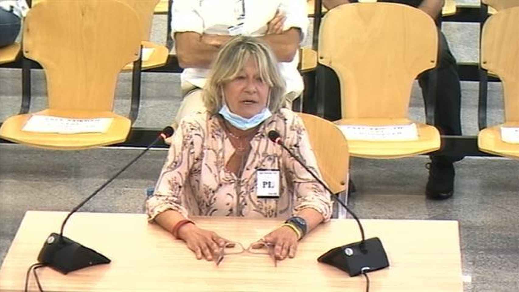 Arantza Zulueta, durante el juicio en la Audiencia Nacional.