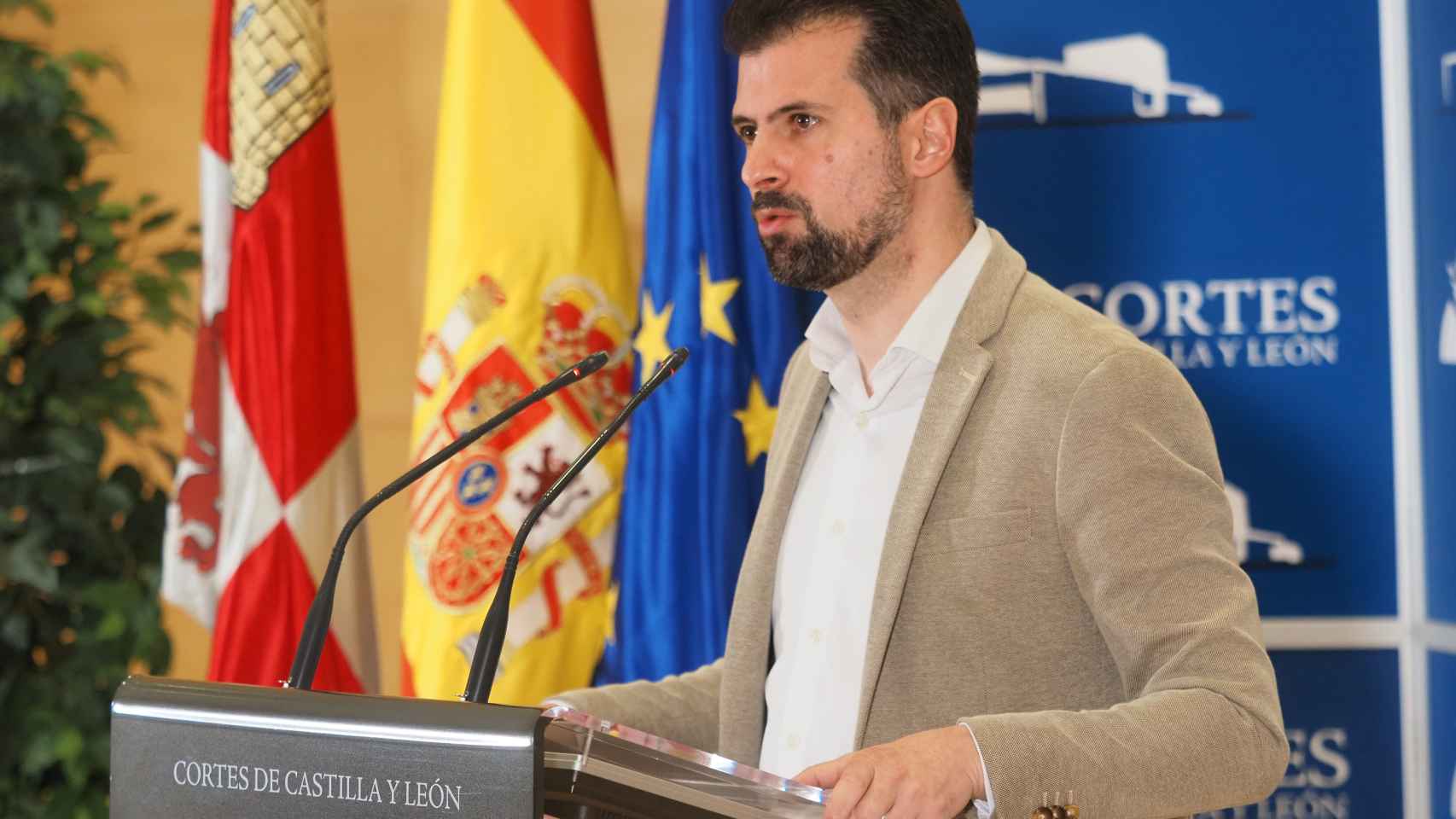 El secretario general del PSOECyL, Luis Tudanca