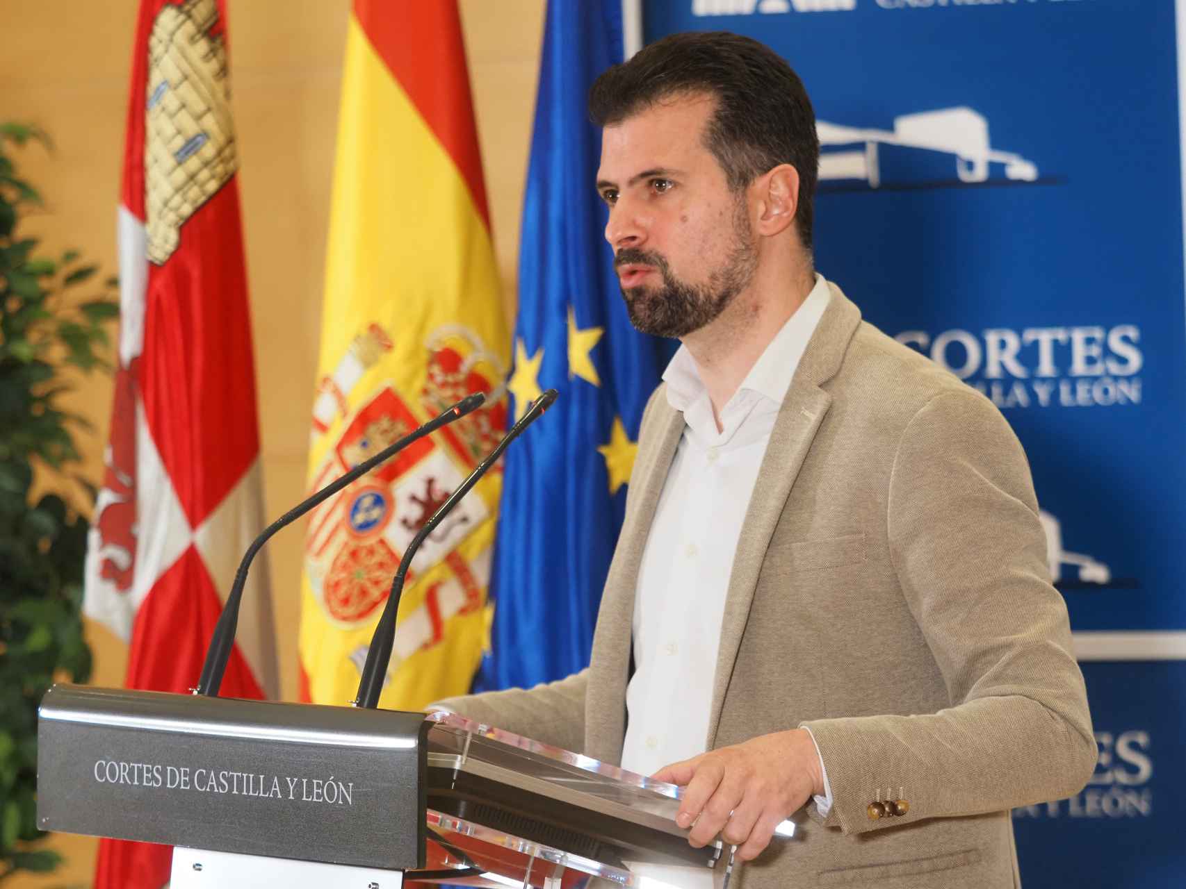 El secretario general del PSOECyL, Luis Tudanca