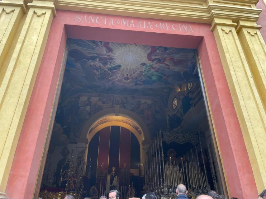 Entronización del Cristo de la Agonía.