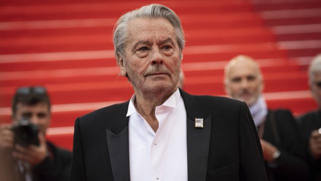 Alain Delon en el festival de cine de Cannes en 2019.