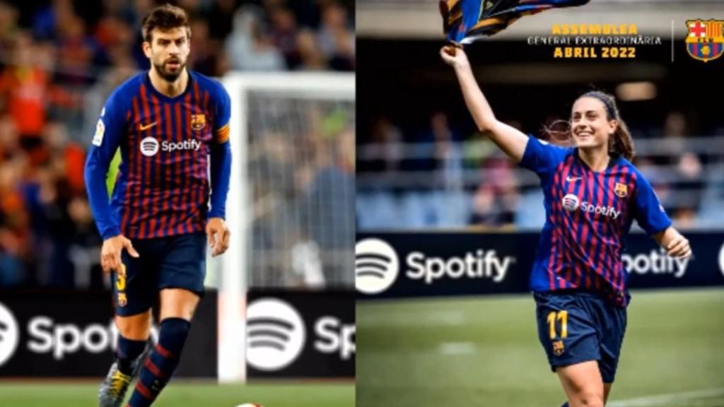 Diseño de las camisetas del FC Barcelona con el patrocinio de Spotify