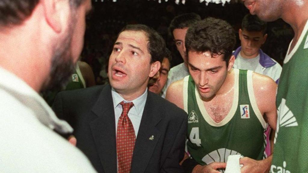 Javier Imbroda, en su etapa como entrenador de Unicaja.