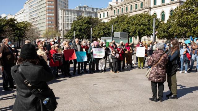 Concentración de este domingo en A Coruña