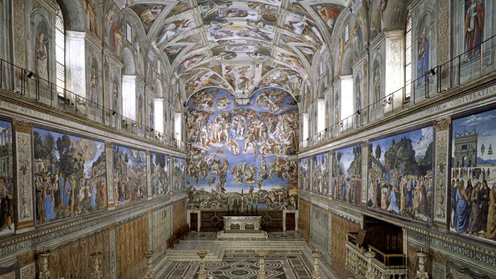 La capilla Sixtina de Miguel Ángel es un culto al cuerpo. Foto: Museos Vaticanos