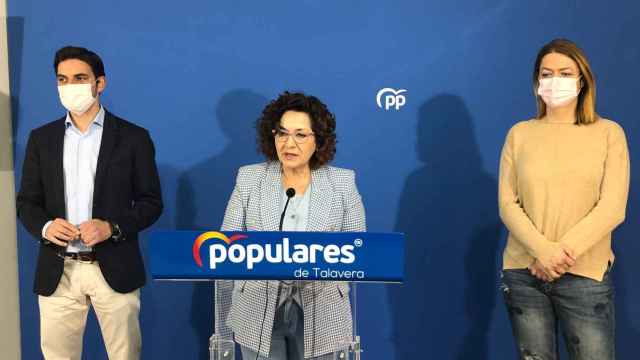 Carmen Riolobos, diputada nacional del PP por Toledo, ha ofrecido este lunes una rueda de prensa en Talavera