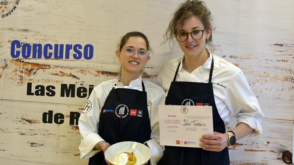 Ana Martín y Laura Martínez, ganadoras en la categoría de innovación.