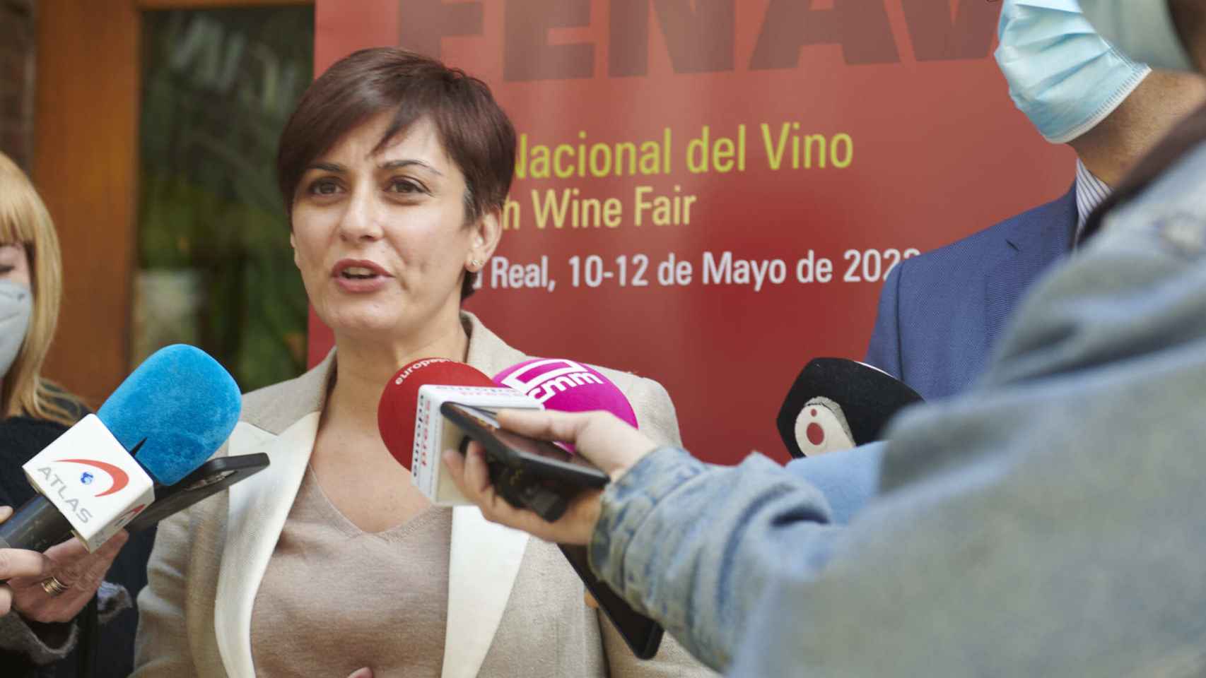 Isabel Rodríguez, ministra de Política Territorial y portavoz del Gobierno de España. Foto: FENAVIN.