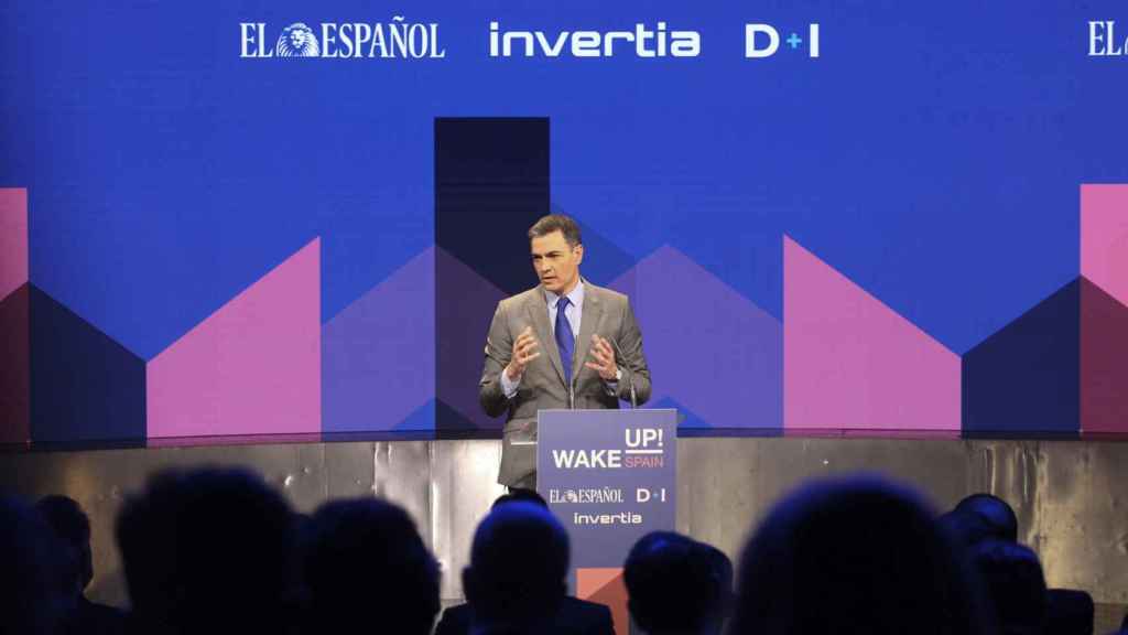 Pedro Sánchez, durante su discurso de apertura en el que ha anunciado un nuevo PERTE de 11.000 millones para microchips y semiconductores.