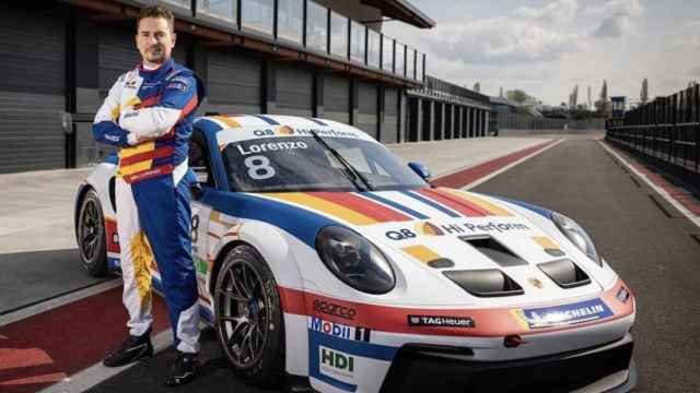Jorge Lorenzo y su 911 GT3 Cup para la Porsche Carrera Cup Italia.